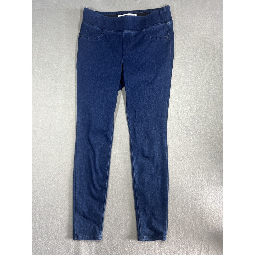 Old Navy Rockstar Jeggings Womens 4P Petite Dark Wash Blue Pull-On Stretch Denim
